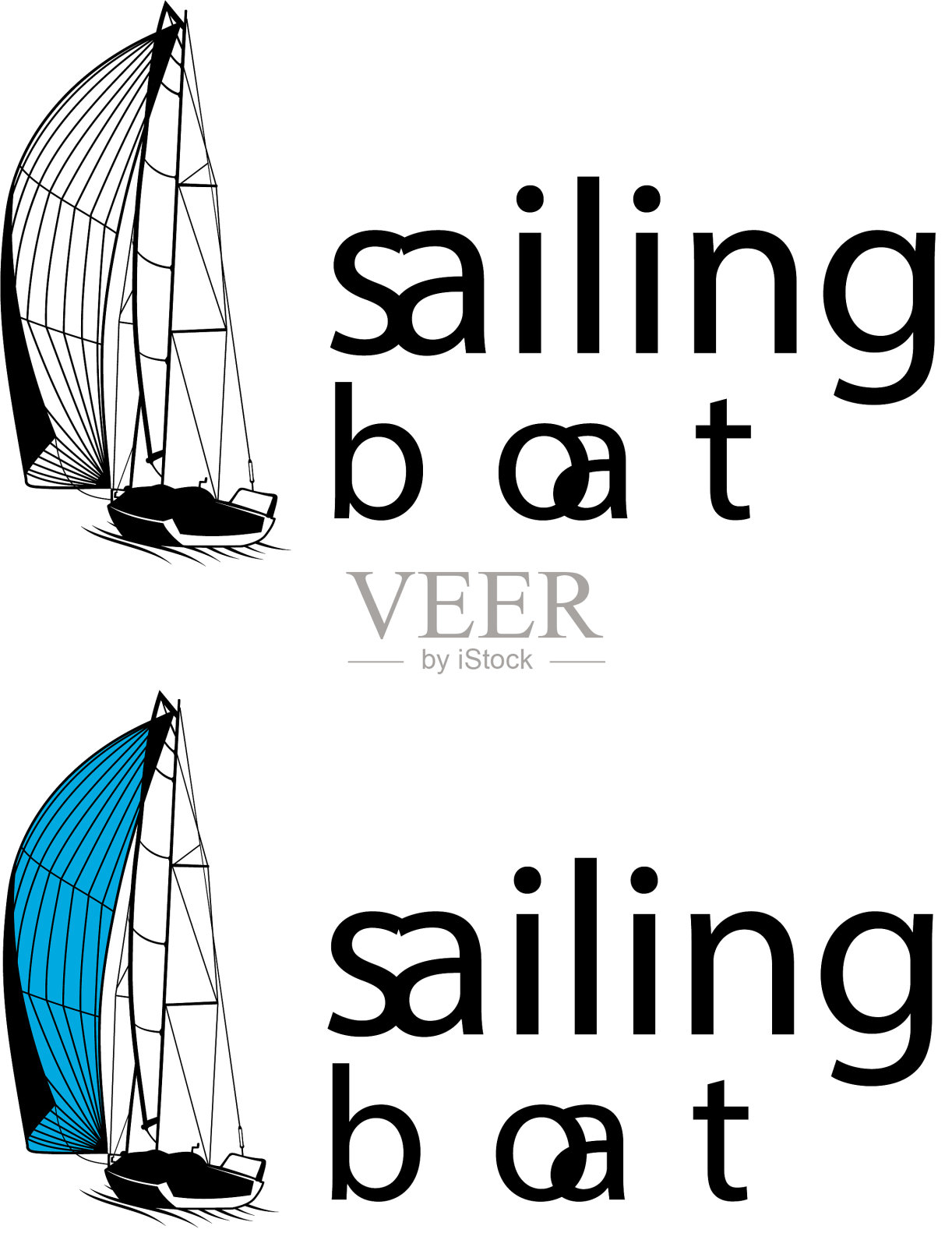 游轮的标志插画图片素材