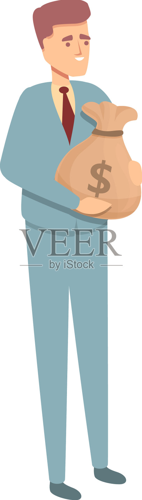 商业偶像卡通人的补偿设计元素图片