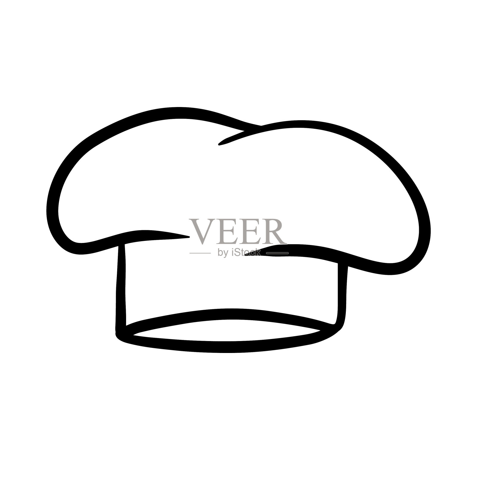 厨师帽厨师白衣服图标素材