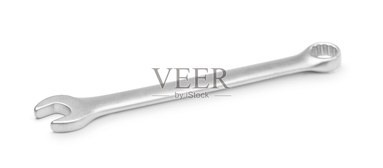 金属扳手孤立。照片摄影图片