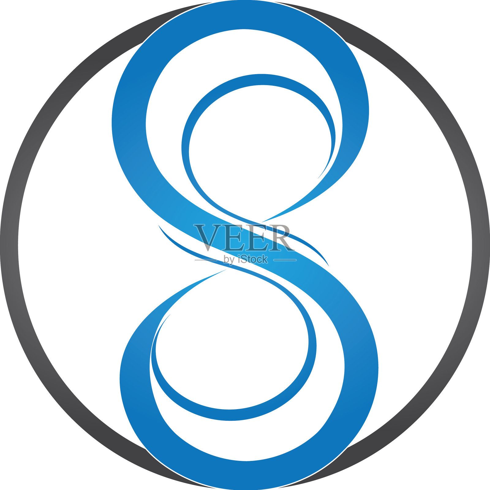 字母标志和符号模板图标。插画图片素材