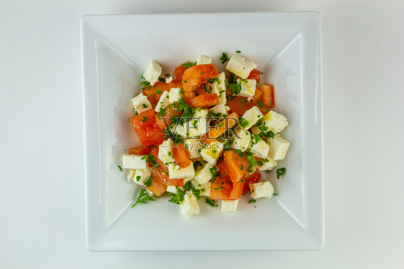 番茄沙拉照片摄影图片