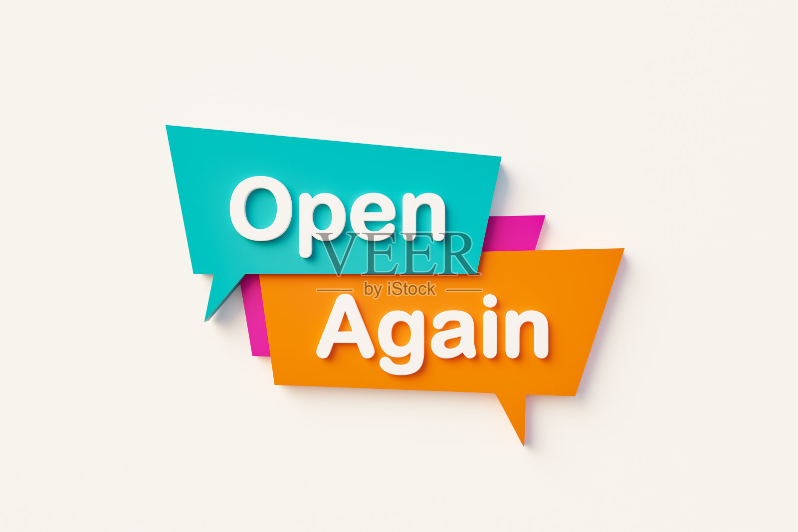 再次打开-语音泡泡。照片摄影图片