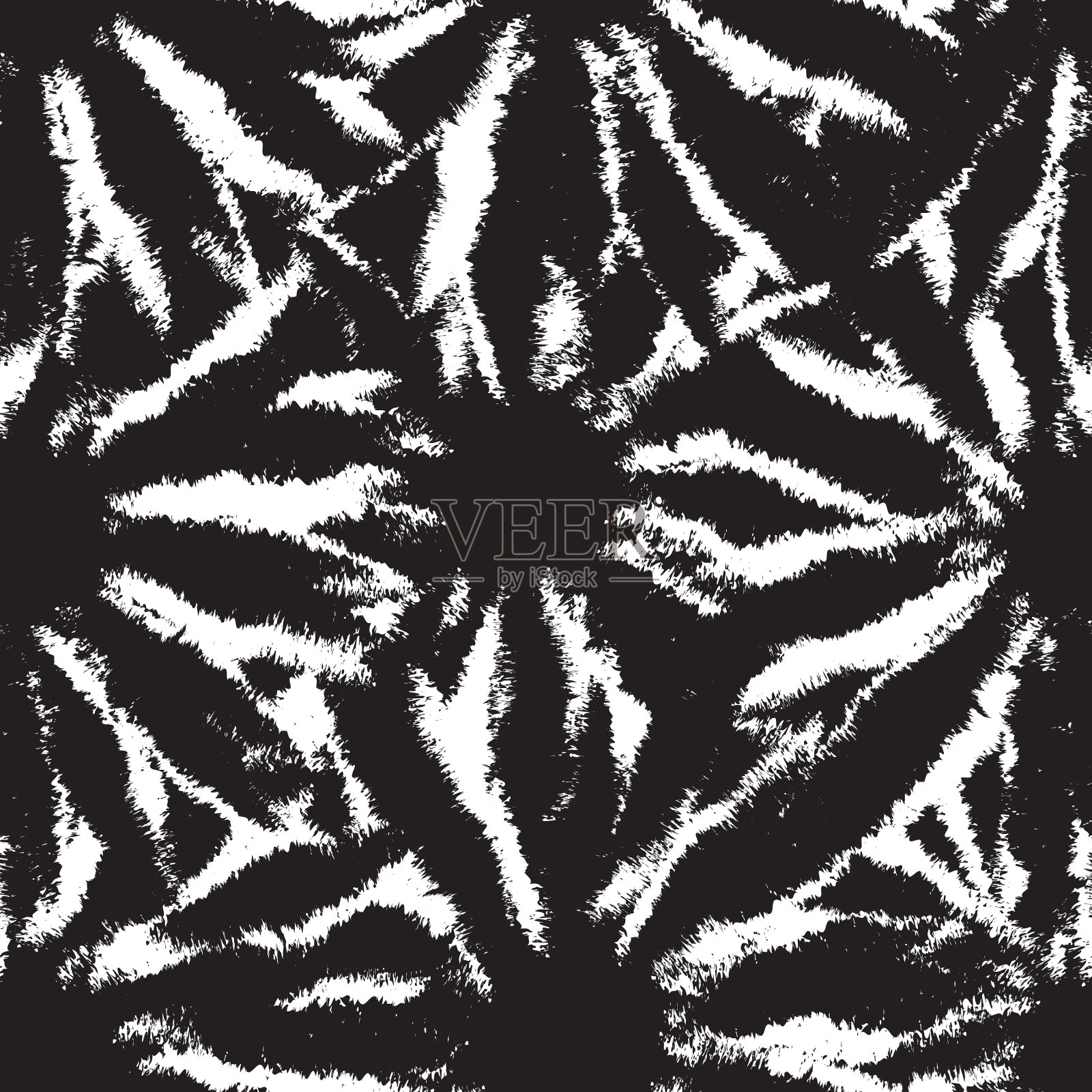 笔触天衣无缝的图案设计插画图片素材