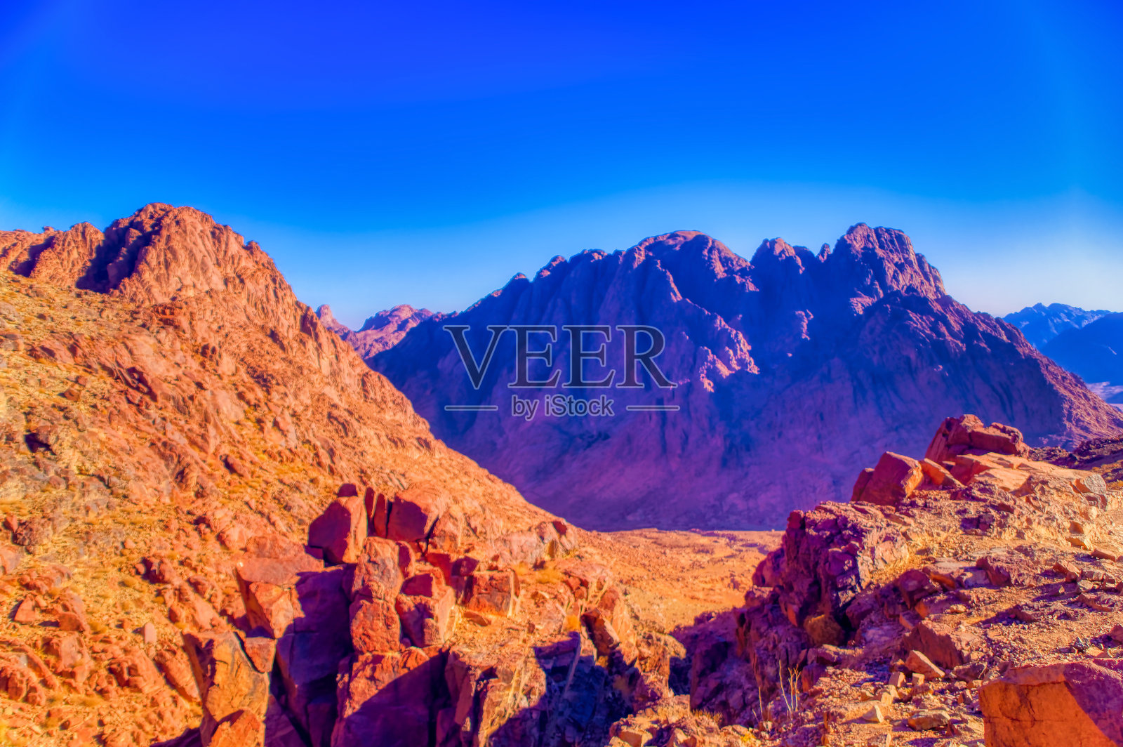 西奈半岛的岩石环境照片摄影图片