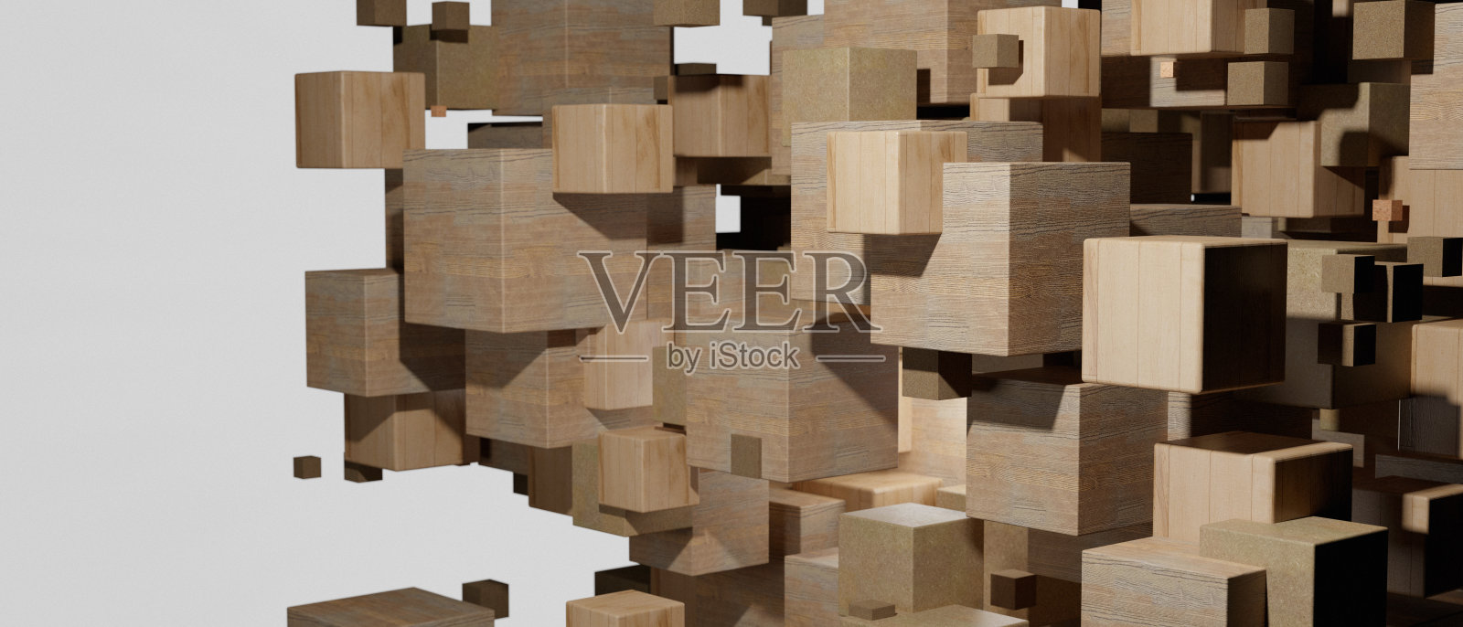 链接。网络，网络，社交媒体，互联网交流的抽象概念在木制背景3D插图照片摄影图片