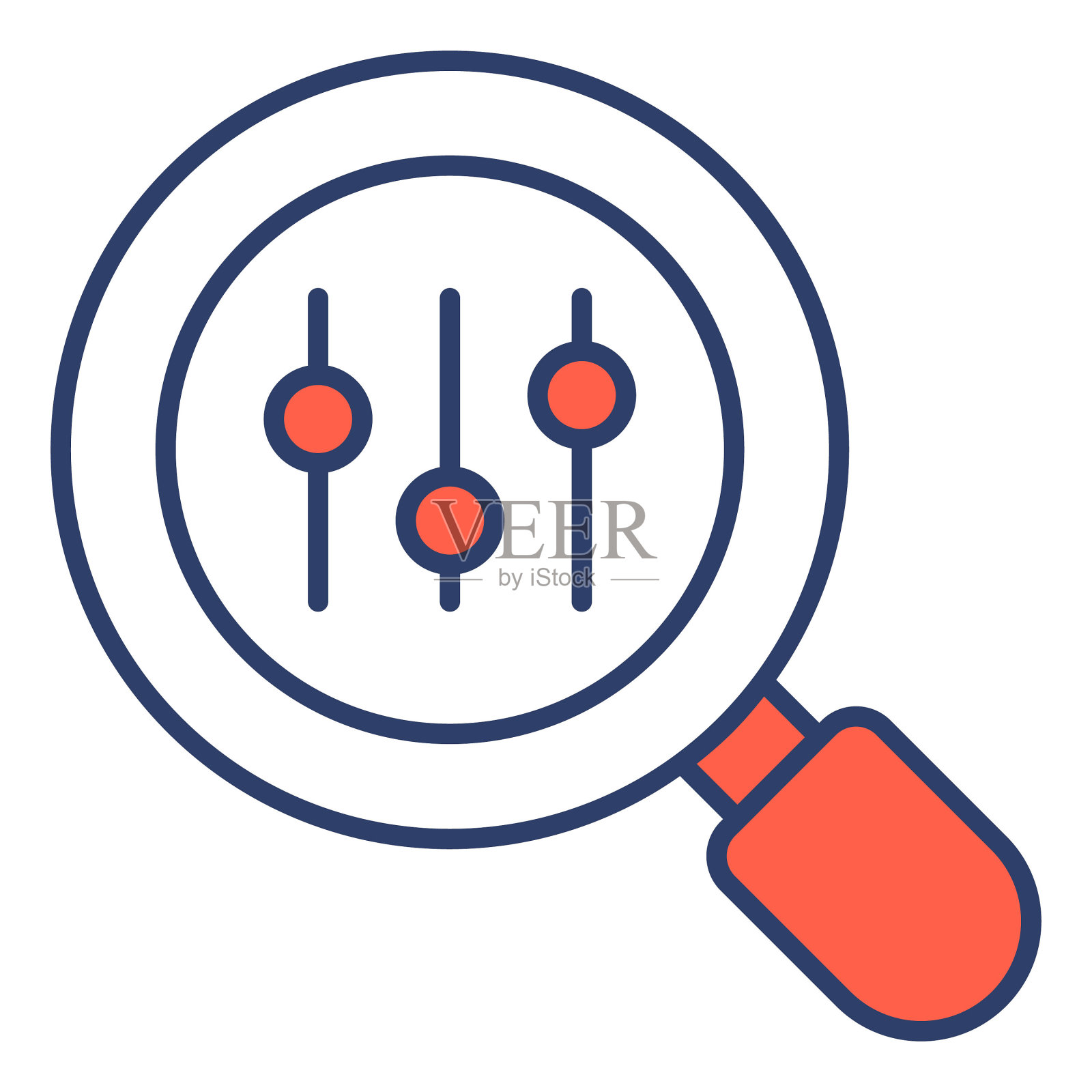 偏好金融相关矢量线图标。可编辑的描边像素完美。插画图片素材