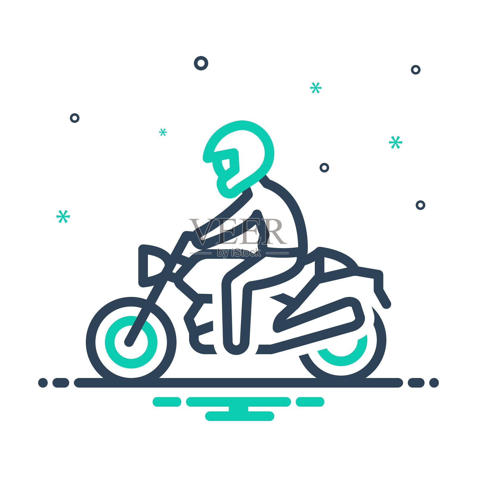 骑自行车设计元素图片