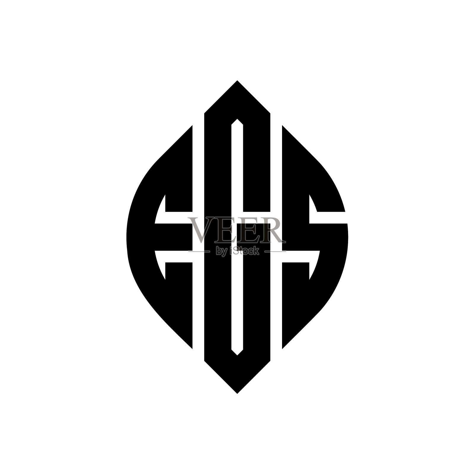 Egs圆形字母logo设计用圆形和插画图片素材