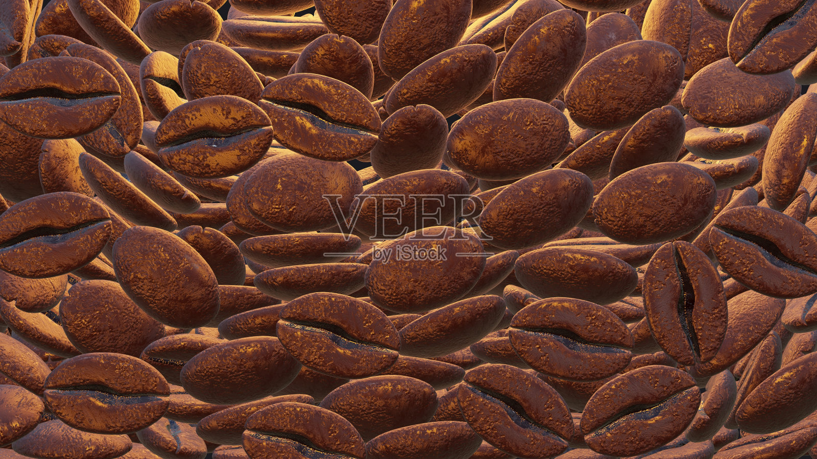 很多咖啡豆。照片摄影图片