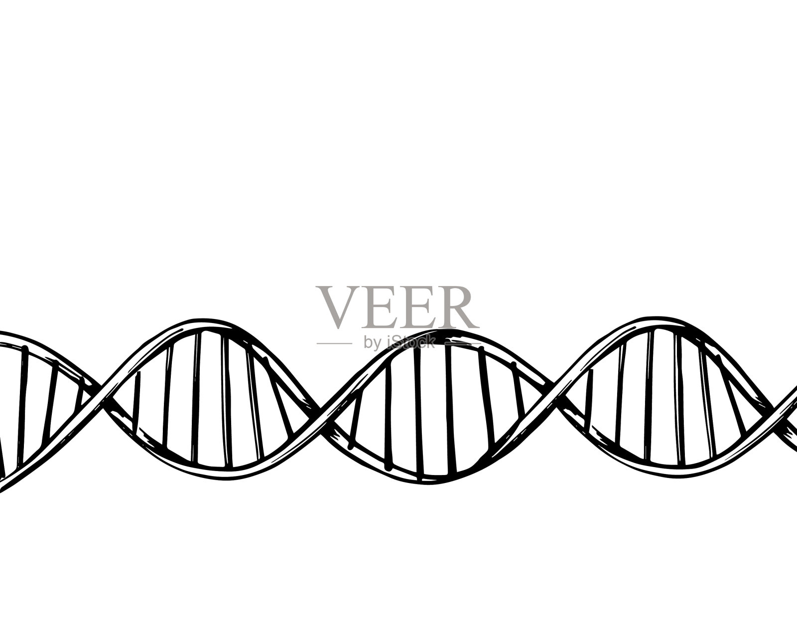 DNA分子结构背景遗传和设计元素图片