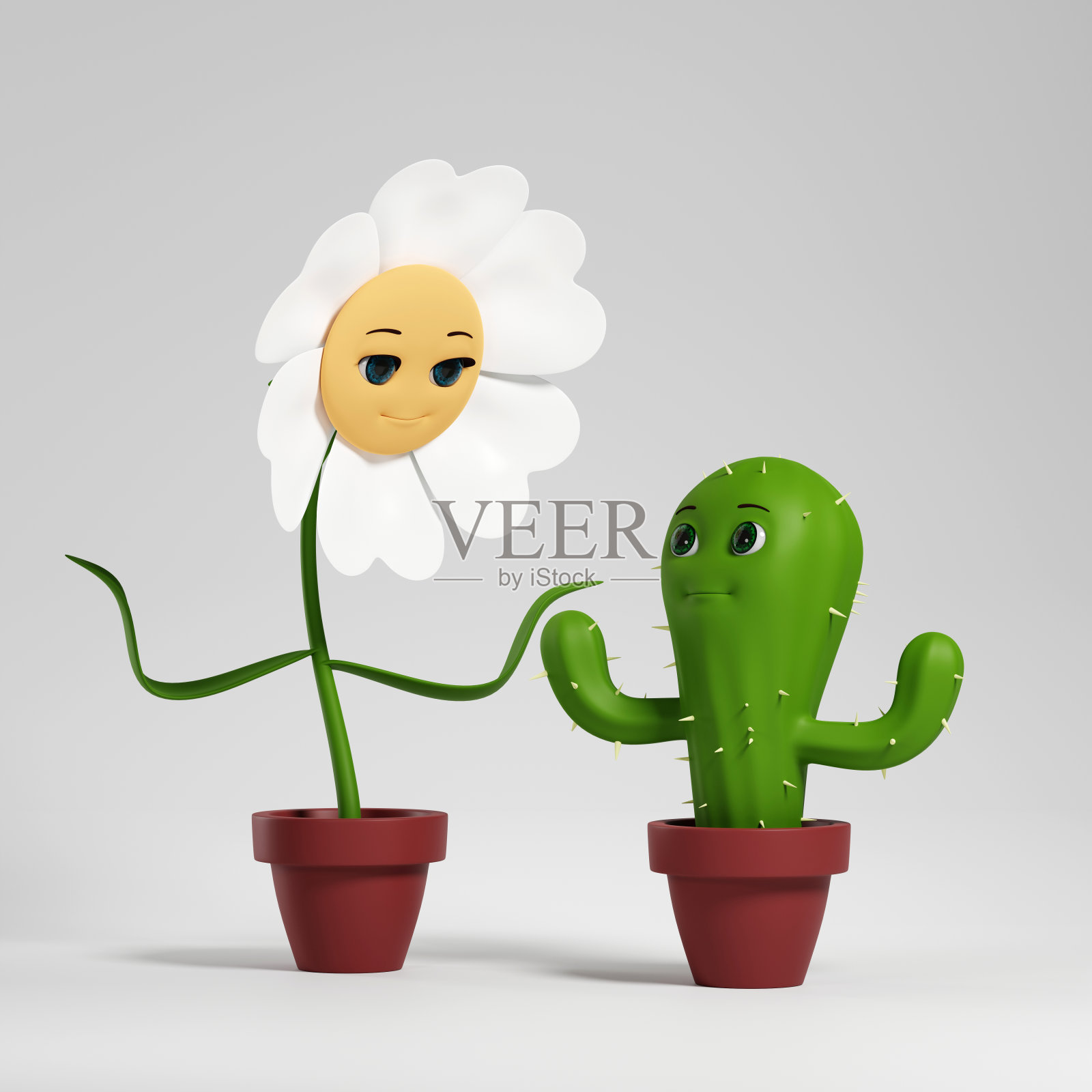 有趣的花字符照片摄影图片