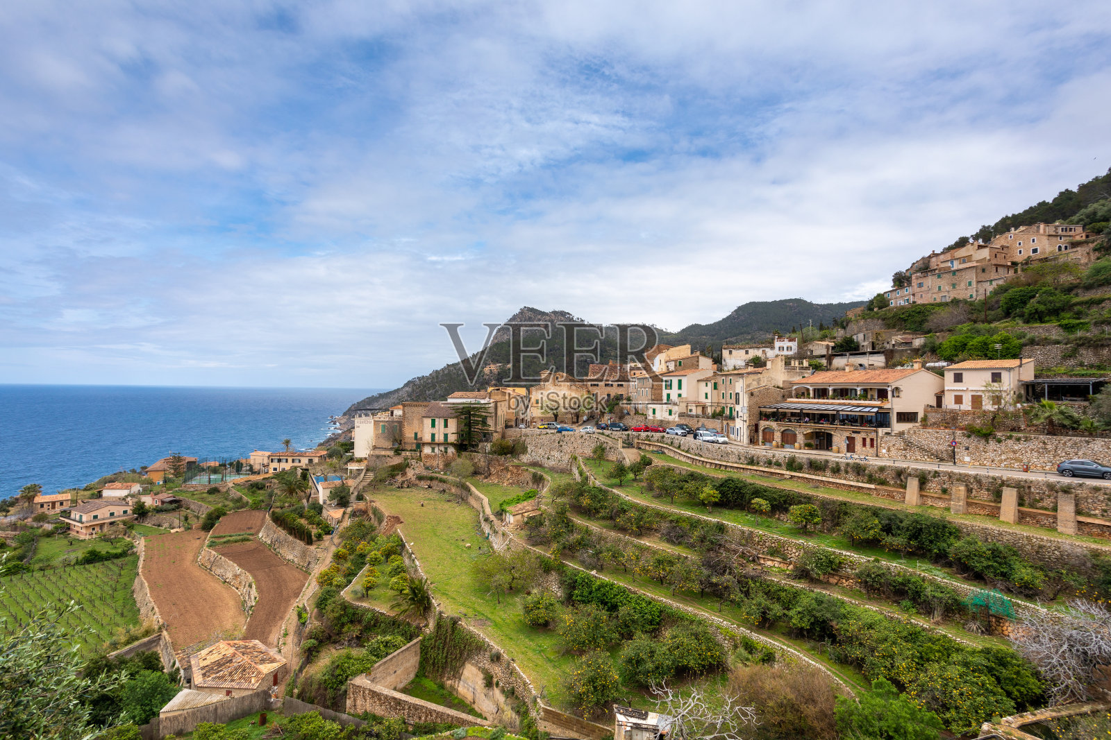 Banyalbufar马略卡岛,西班牙照片摄影图片