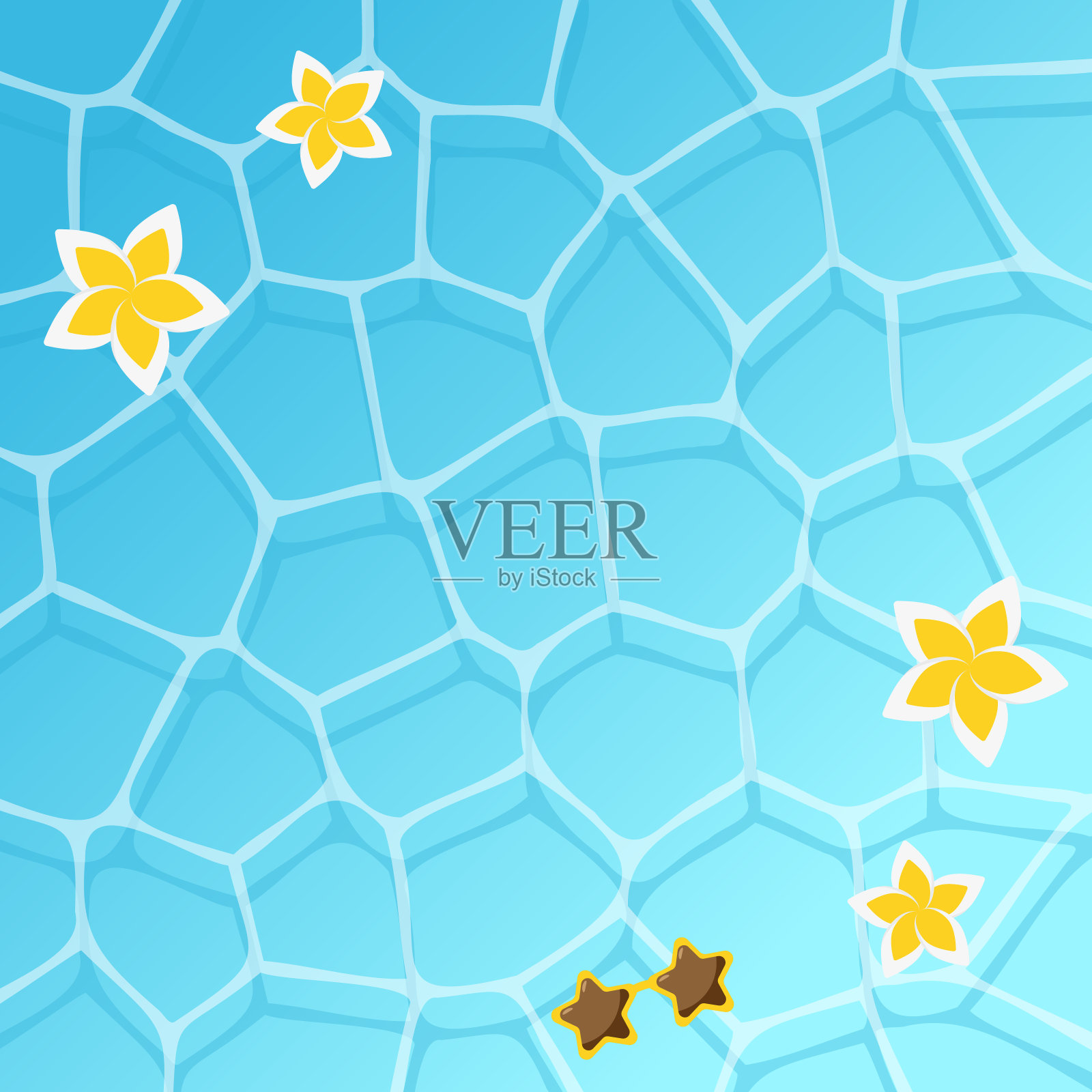 海的背景插画图片素材