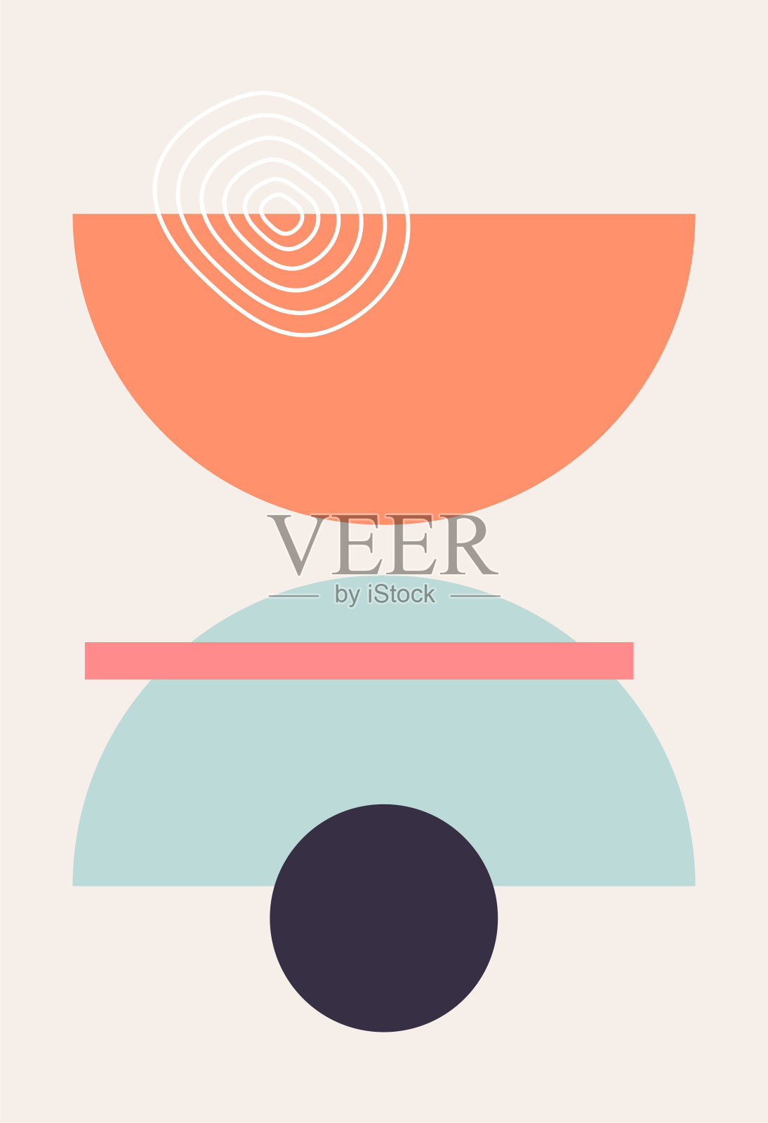 时尚简约的设计。模板标志设计，传单，介绍，礼品卡。插画图片素材