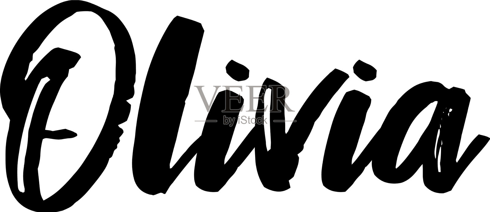 奥利维亚插画图片素材