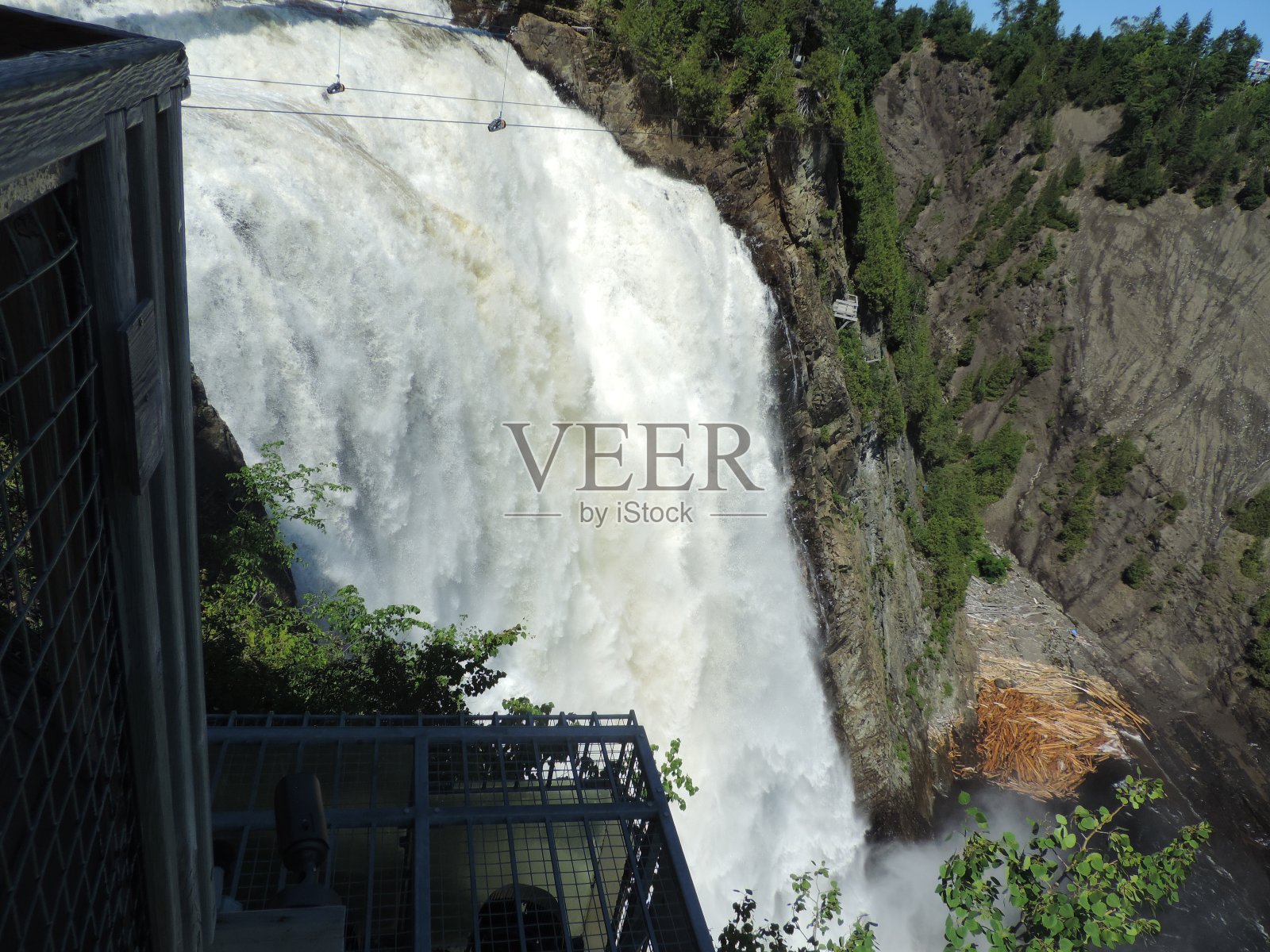 monmorency瀑布照片摄影图片