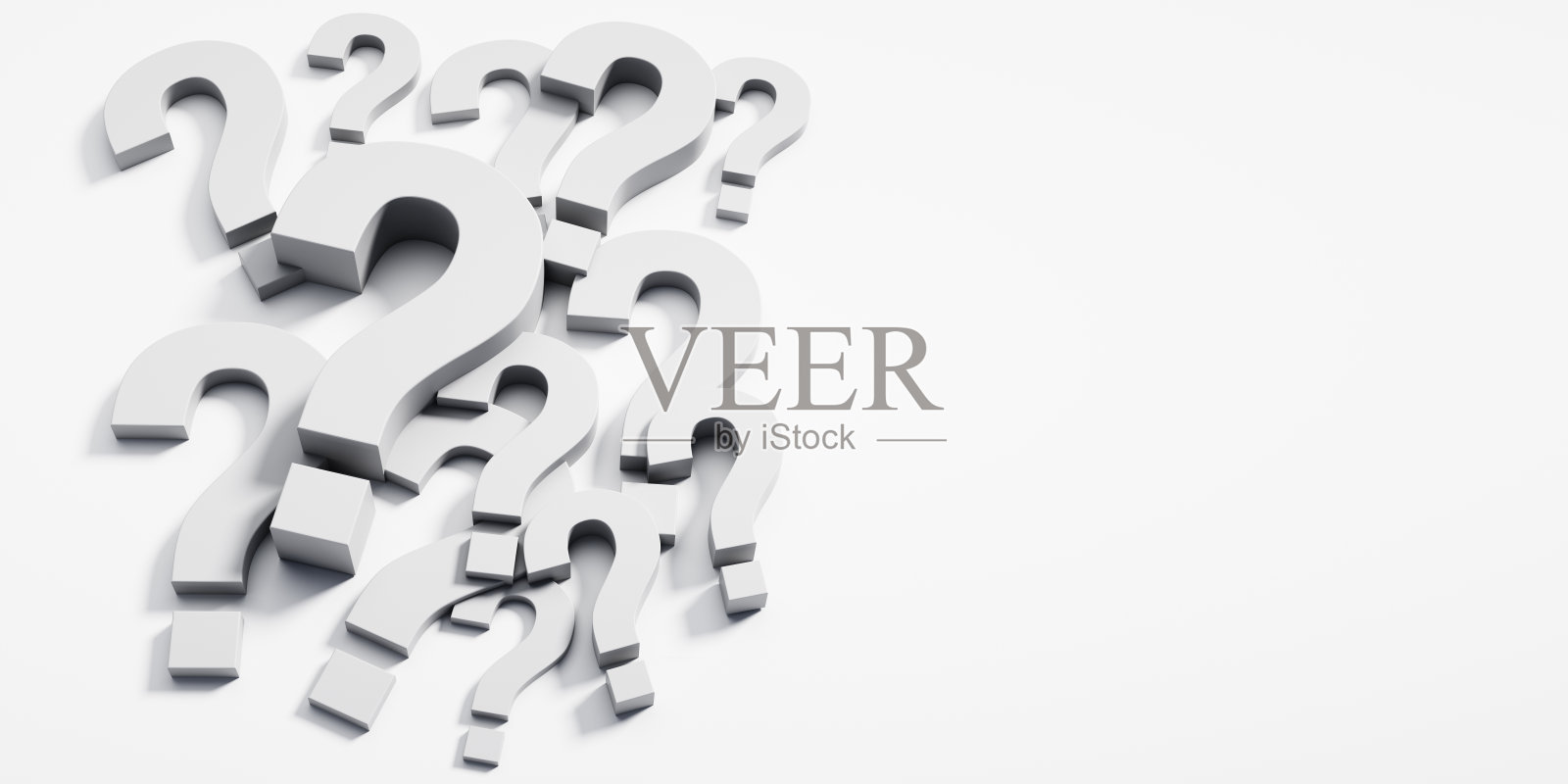 一堆问号照片摄影图片