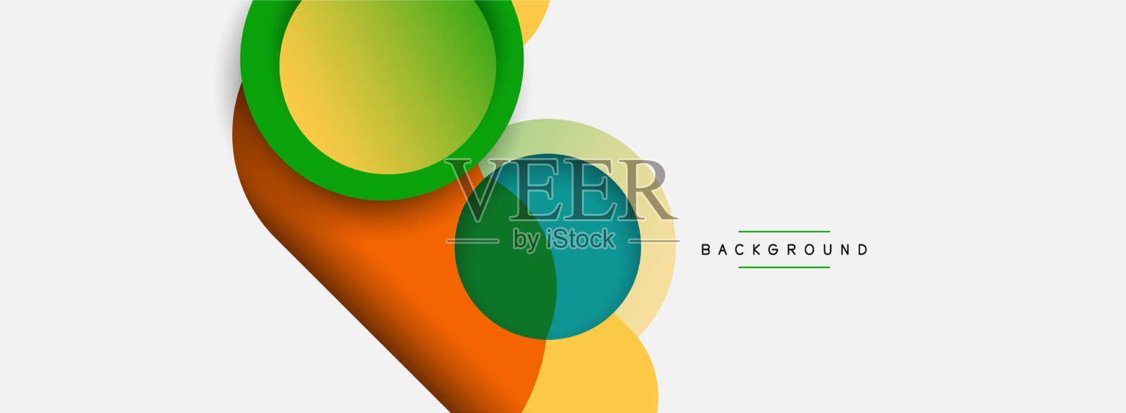 圆形和圆形形状抽象背景插画图片素材