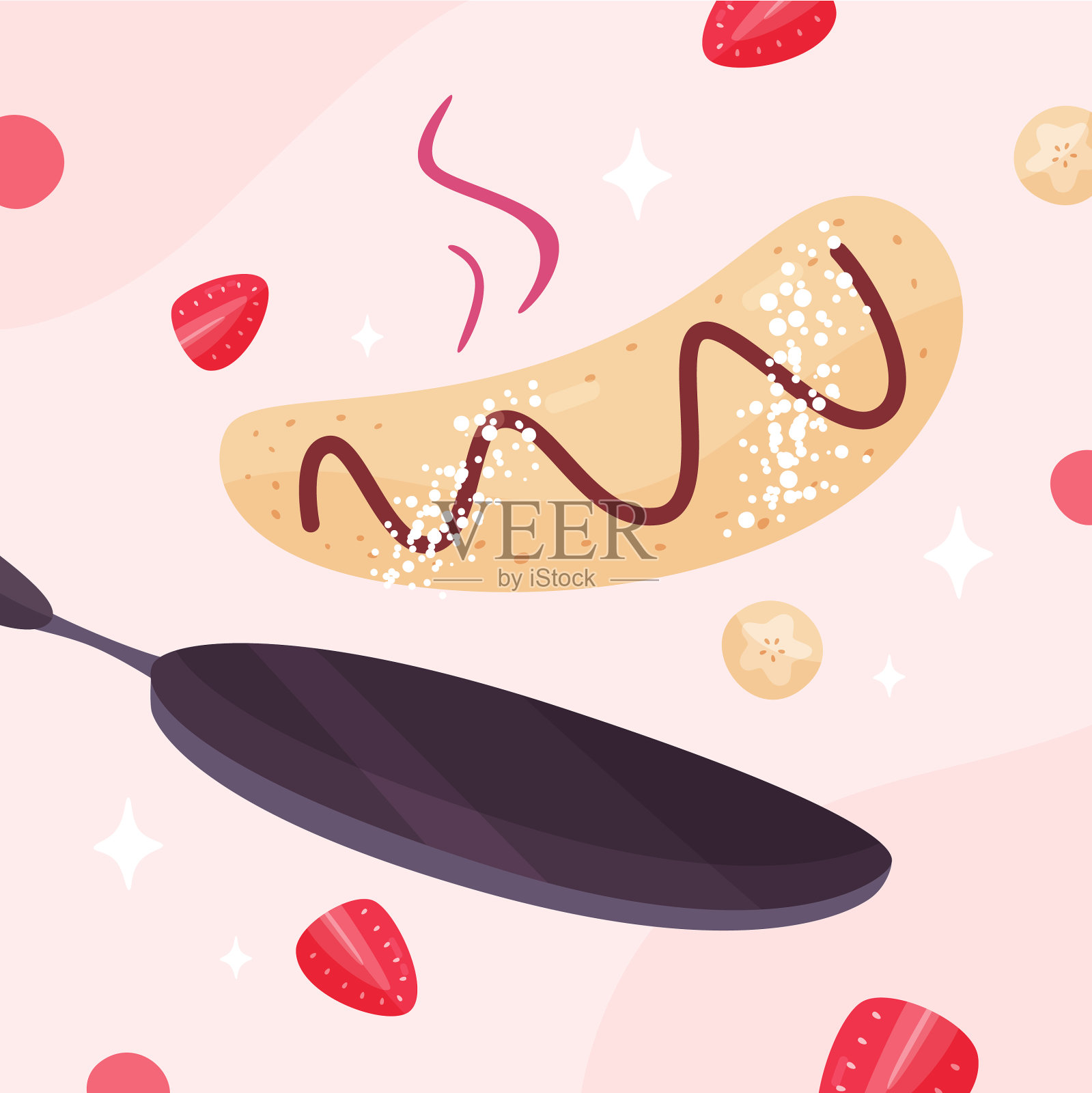 平蜡烛造物者插画图片素材