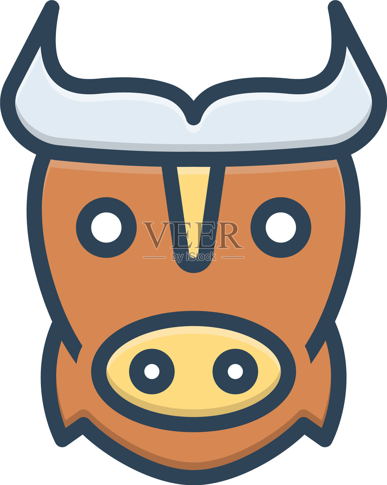 水牛插画图片素材