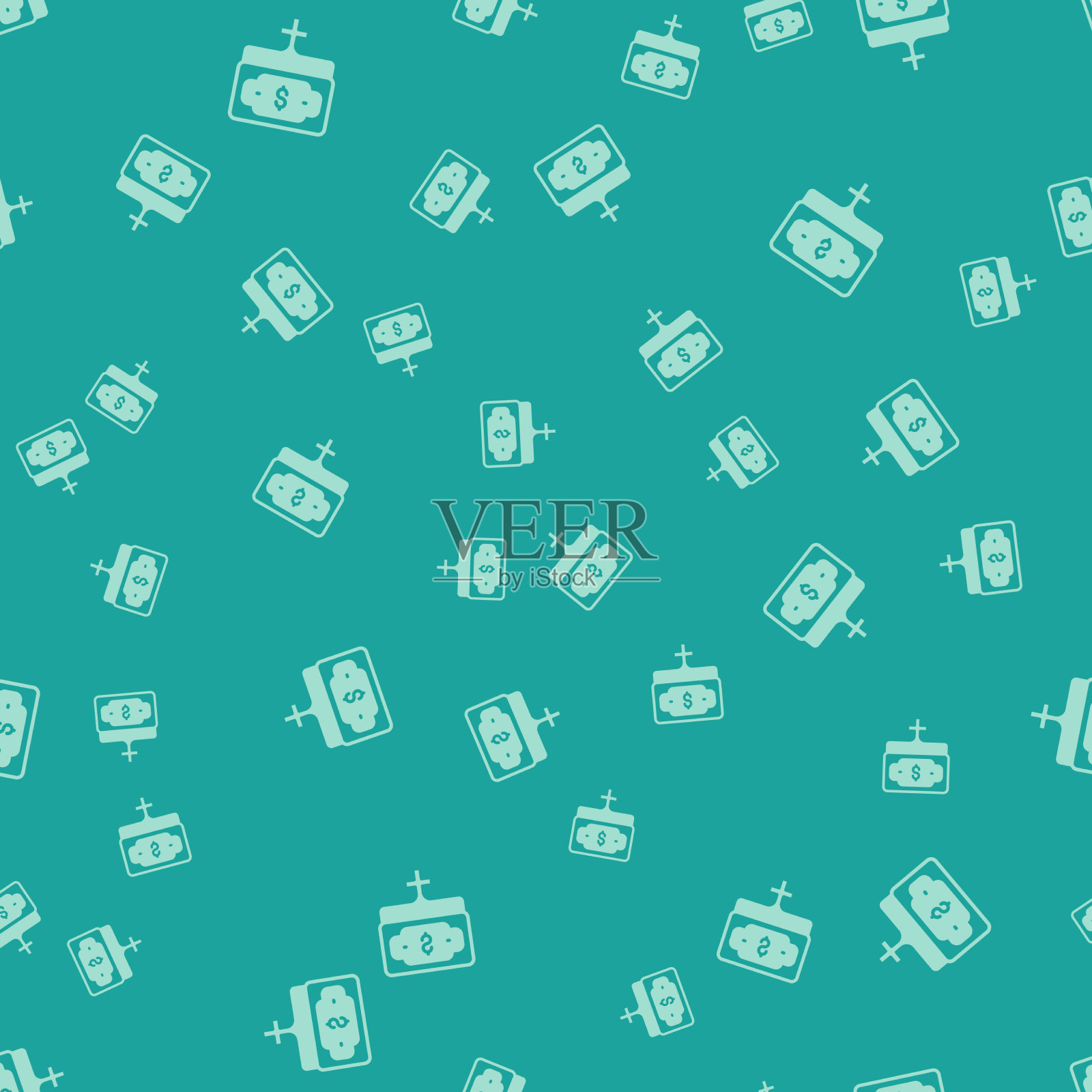 绿色货币成长女性图标孤立无援插画图片素材