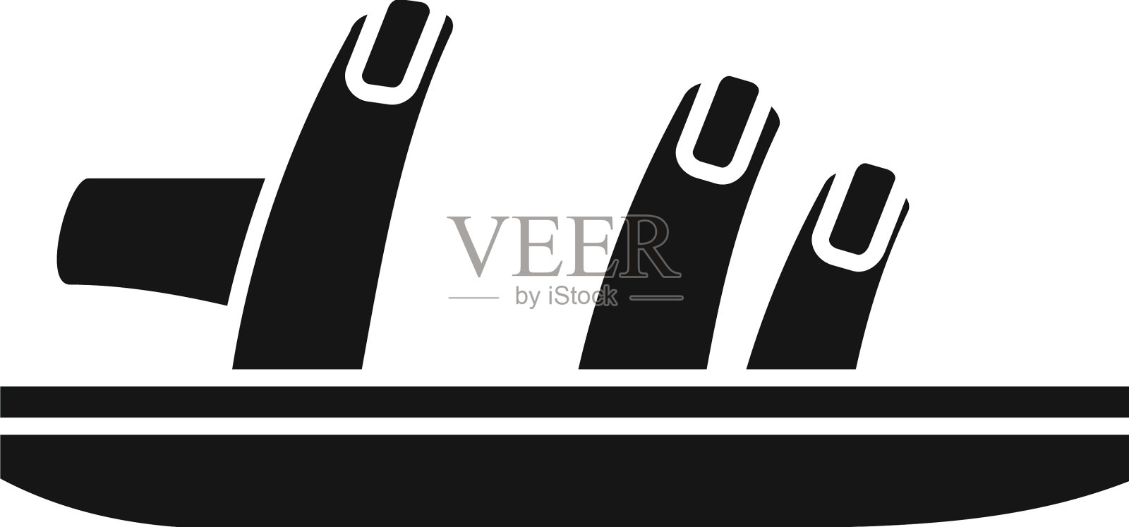 拖鞋图标简单的女人拖鞋设计元素图片