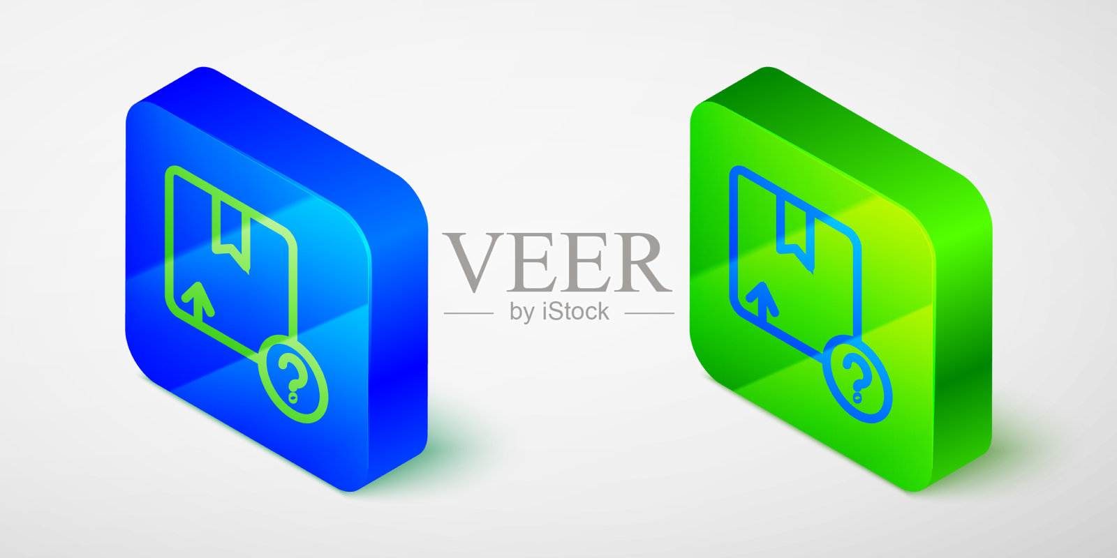 纸箱等距线纸箱图标孤立图标素材