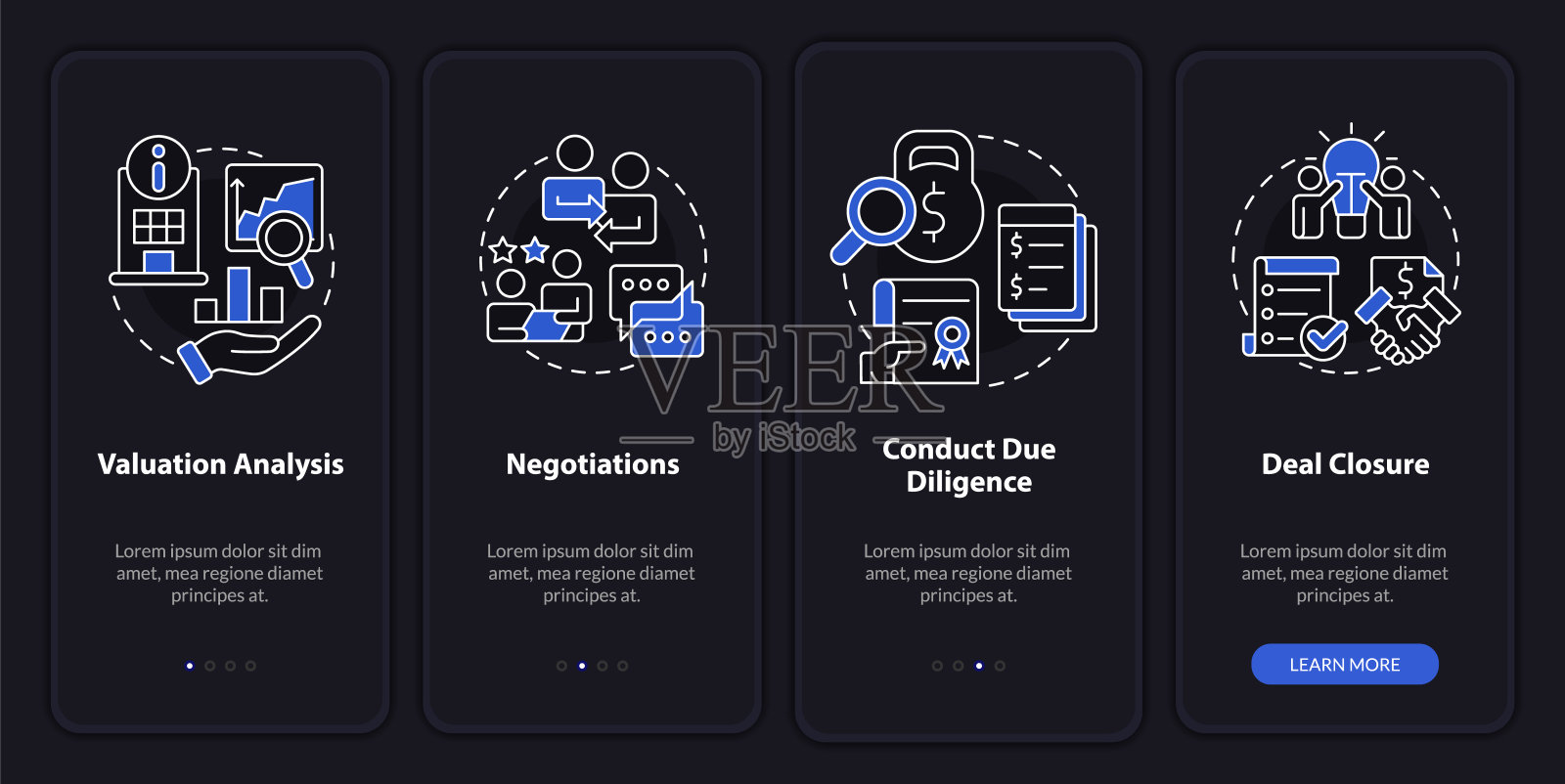 合并阶段夜间模式登机手机应用程序屏幕插画图片素材