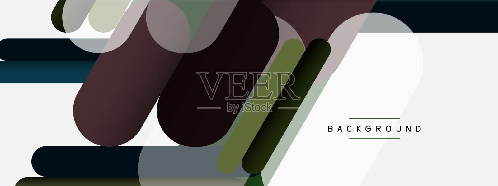 抽象背景圆形状线插画图片素材