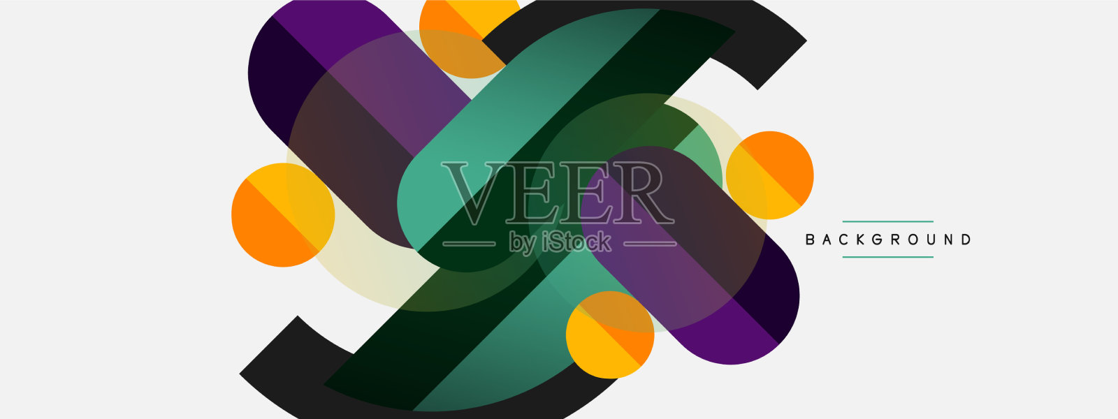 几何形状组成抽象背景插画图片素材