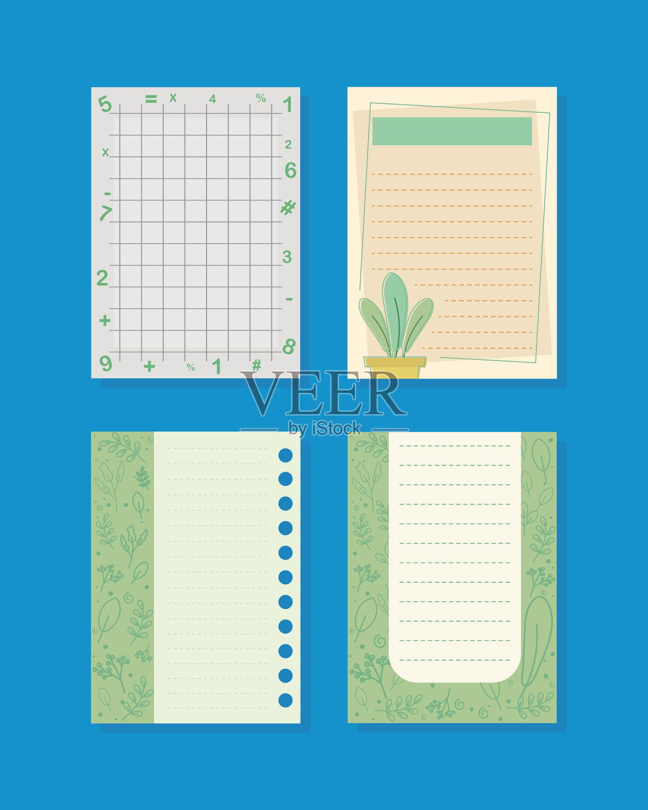 纸笔记图标素材