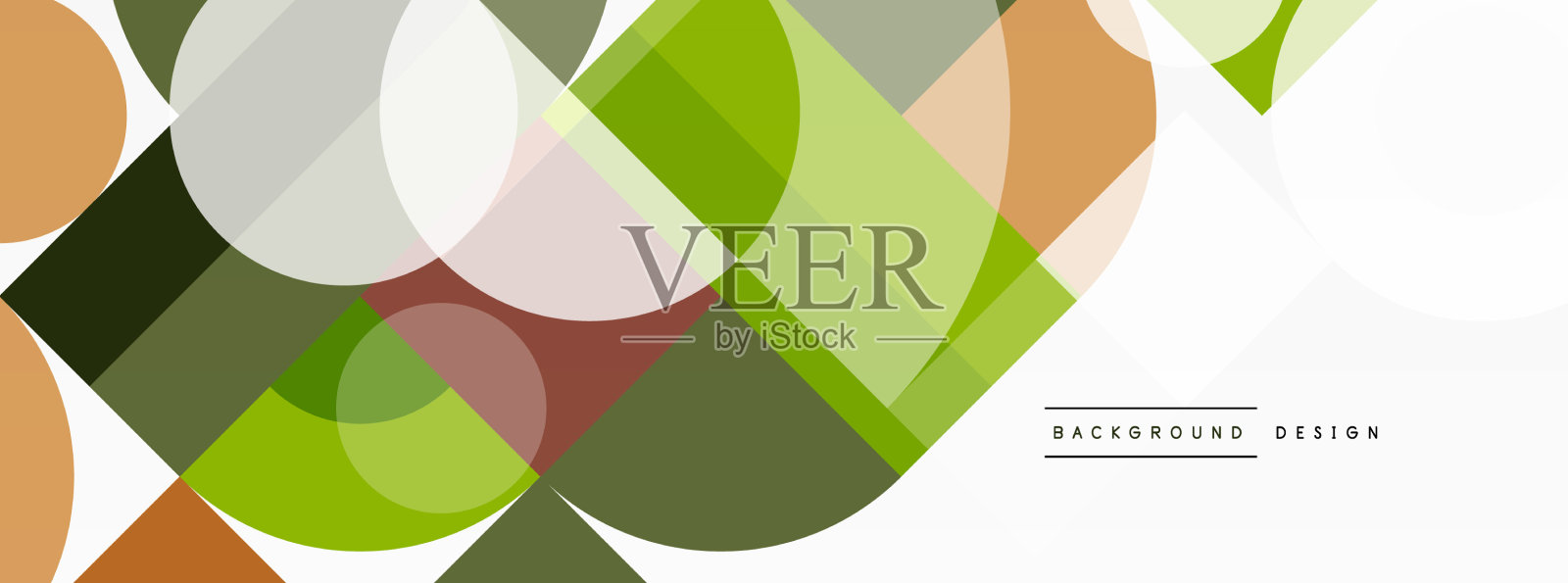 美丽的抽象背景圆圈三角形插画图片素材