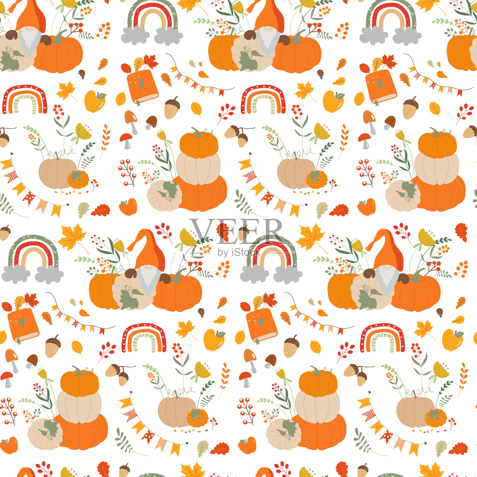 万圣节矢量绘画插画图片素材