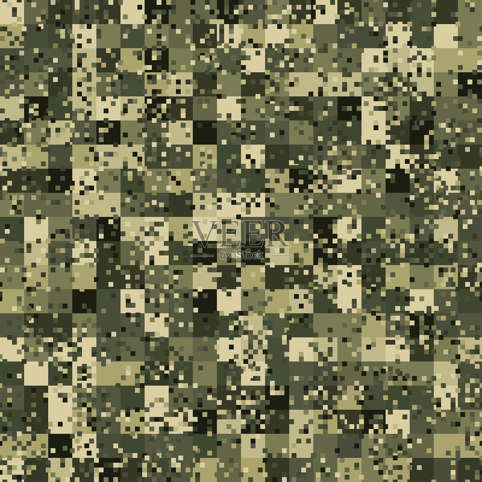 纹理军用迷彩无缝图案插画图片素材