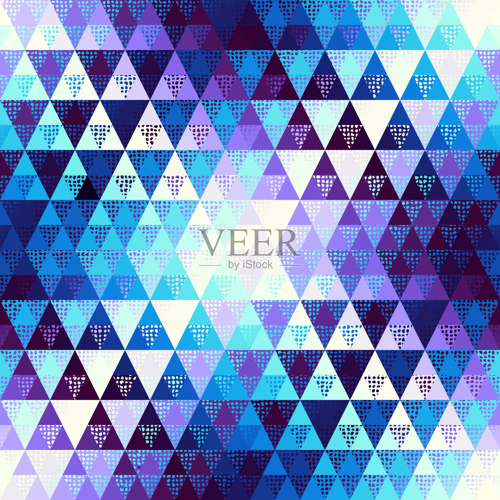 无缝矢量模式的三角形背景。插画图片素材