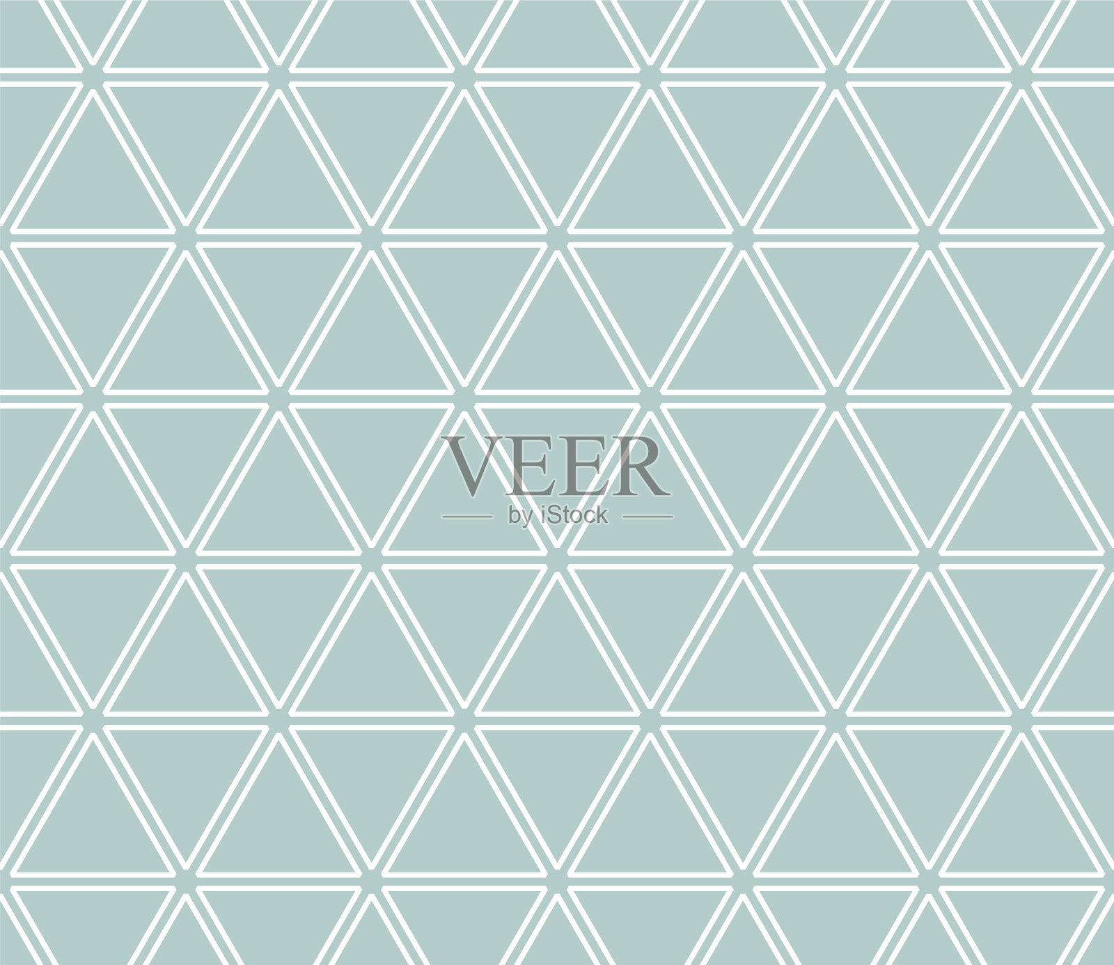 几何无缝图案与抽象插画图片素材