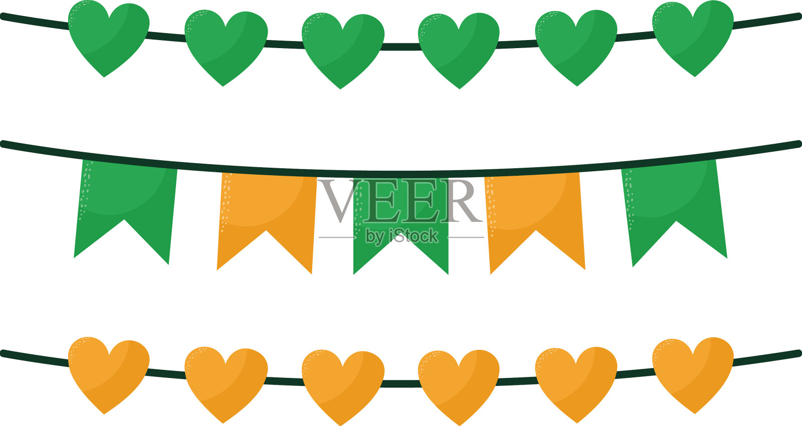 帕特里克·天花环插画图片素材