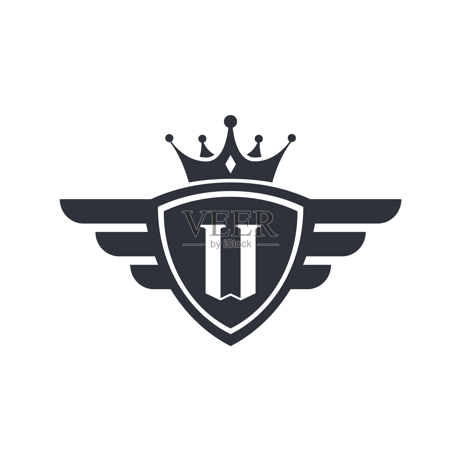 皇家体育胜利会徽标志设计。设计元素图片