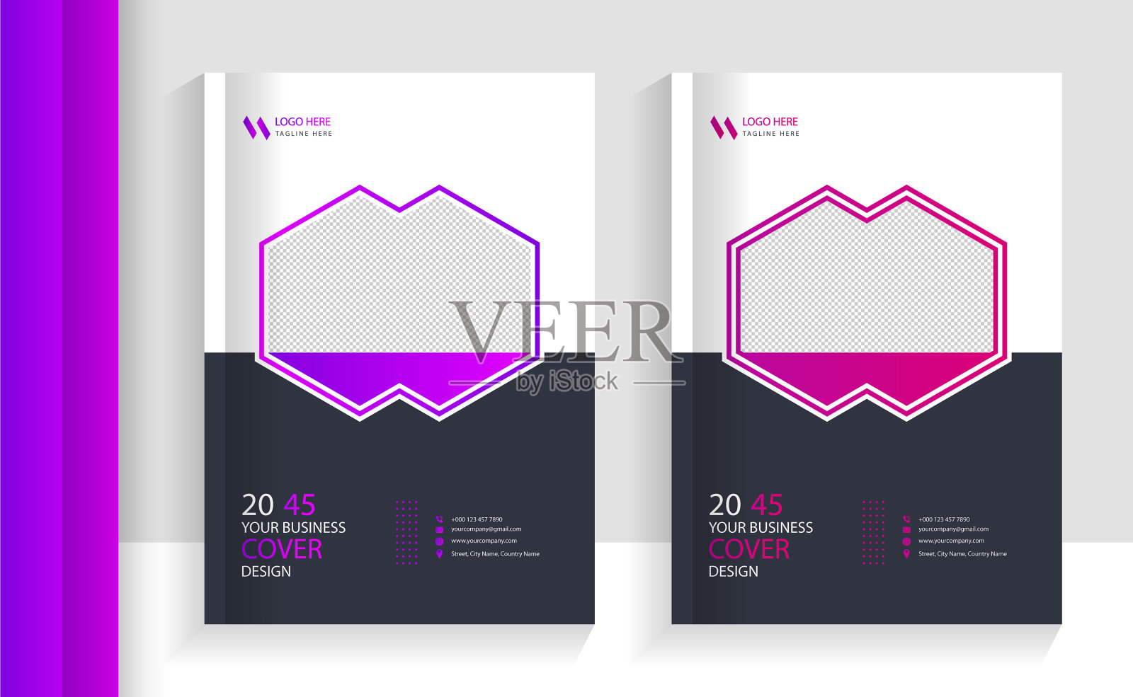 创意企业商业书籍封面设计设计模板素材