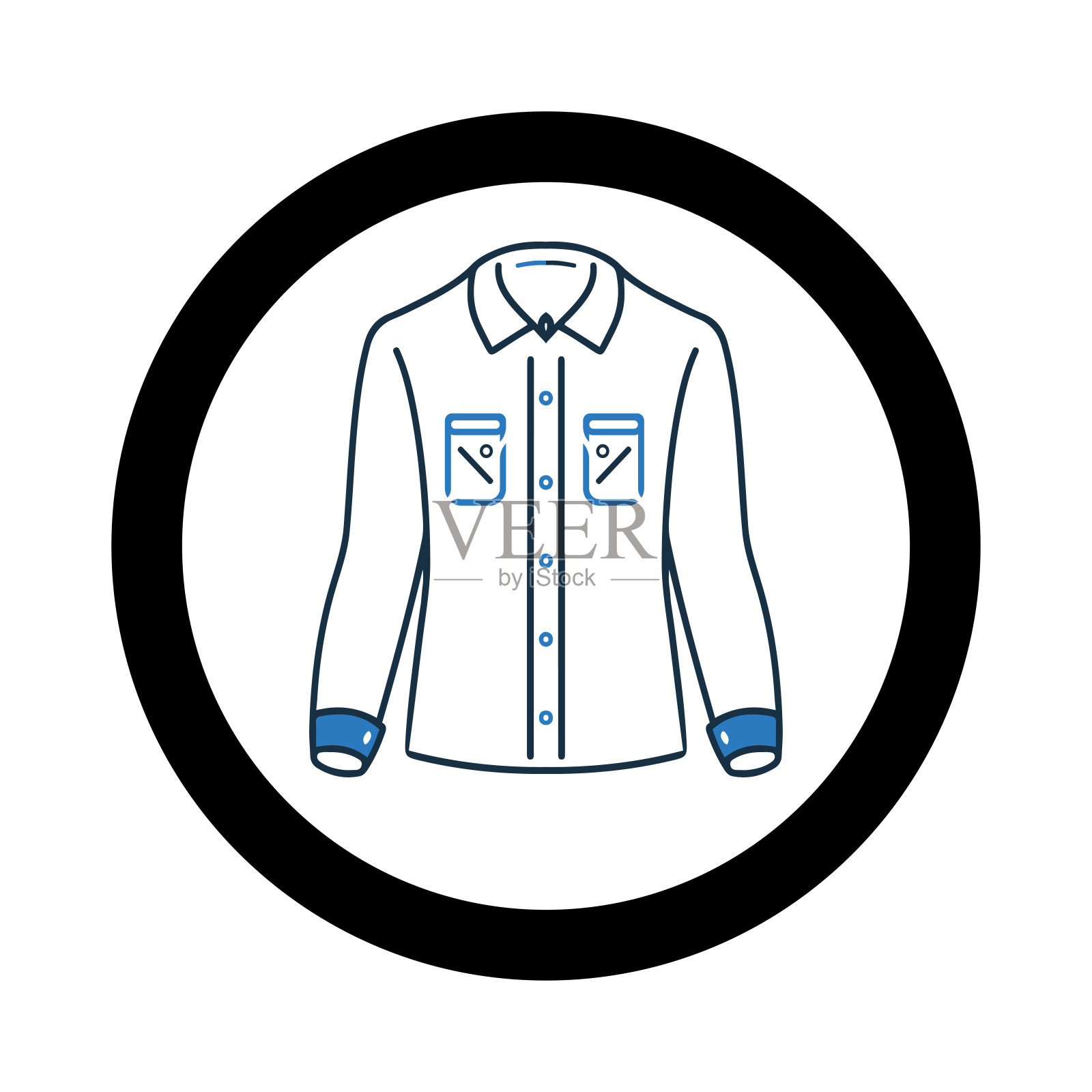 男女服装图标插画图片素材