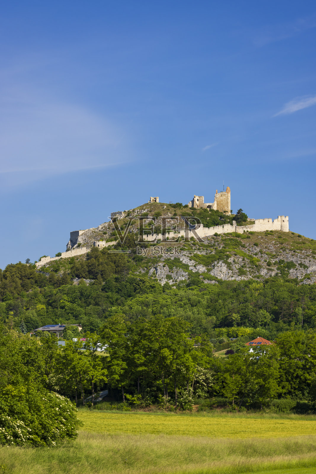奥地利，Niederösterreich, Weinviertel的Staatz遗址照片摄影图片