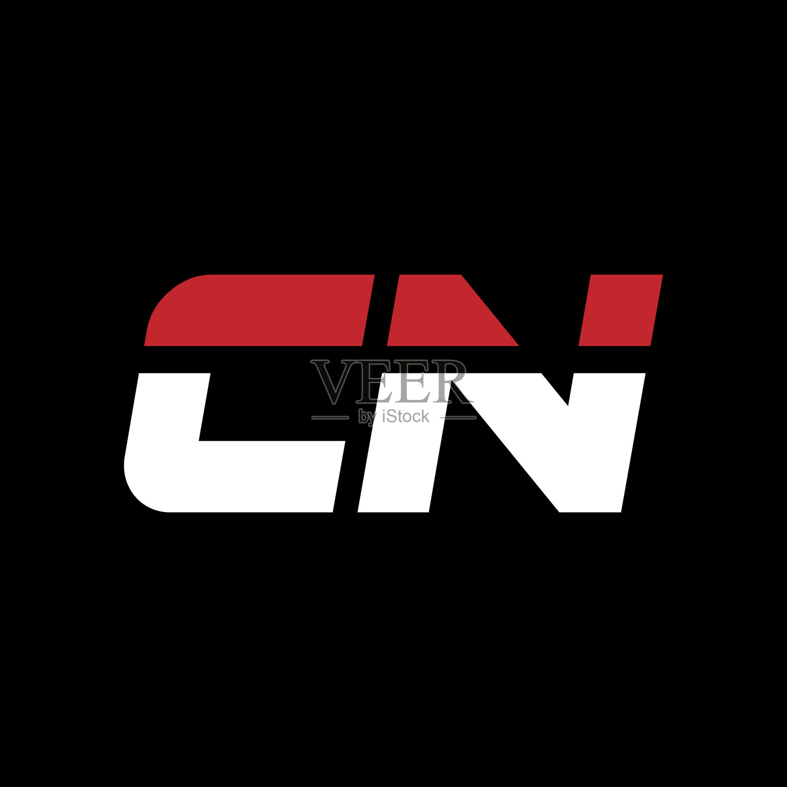 Cn或nc抽象信专业优秀插画图片素材