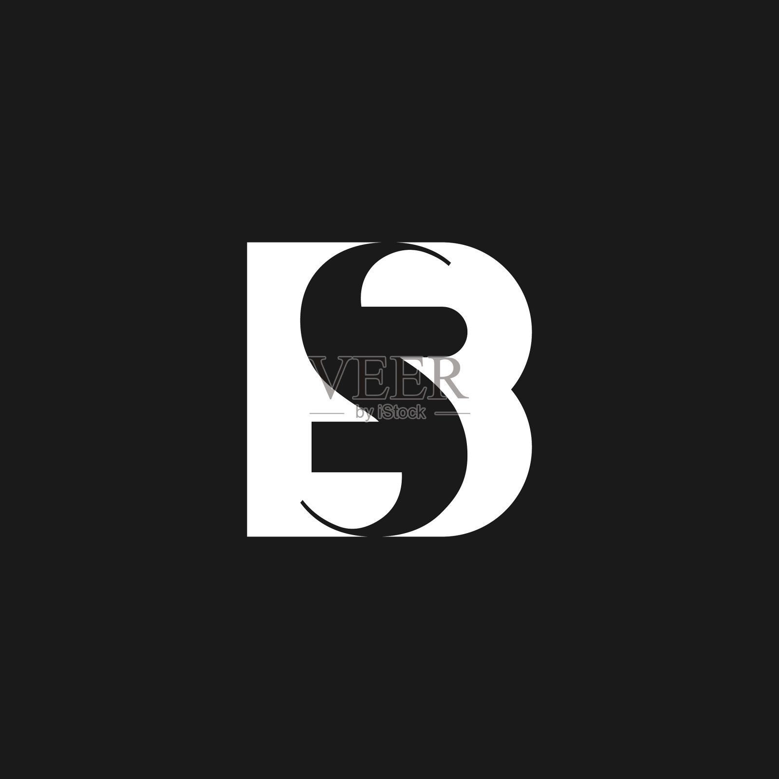 某人或bs抽象信函杰出的专业人士插画图片素材