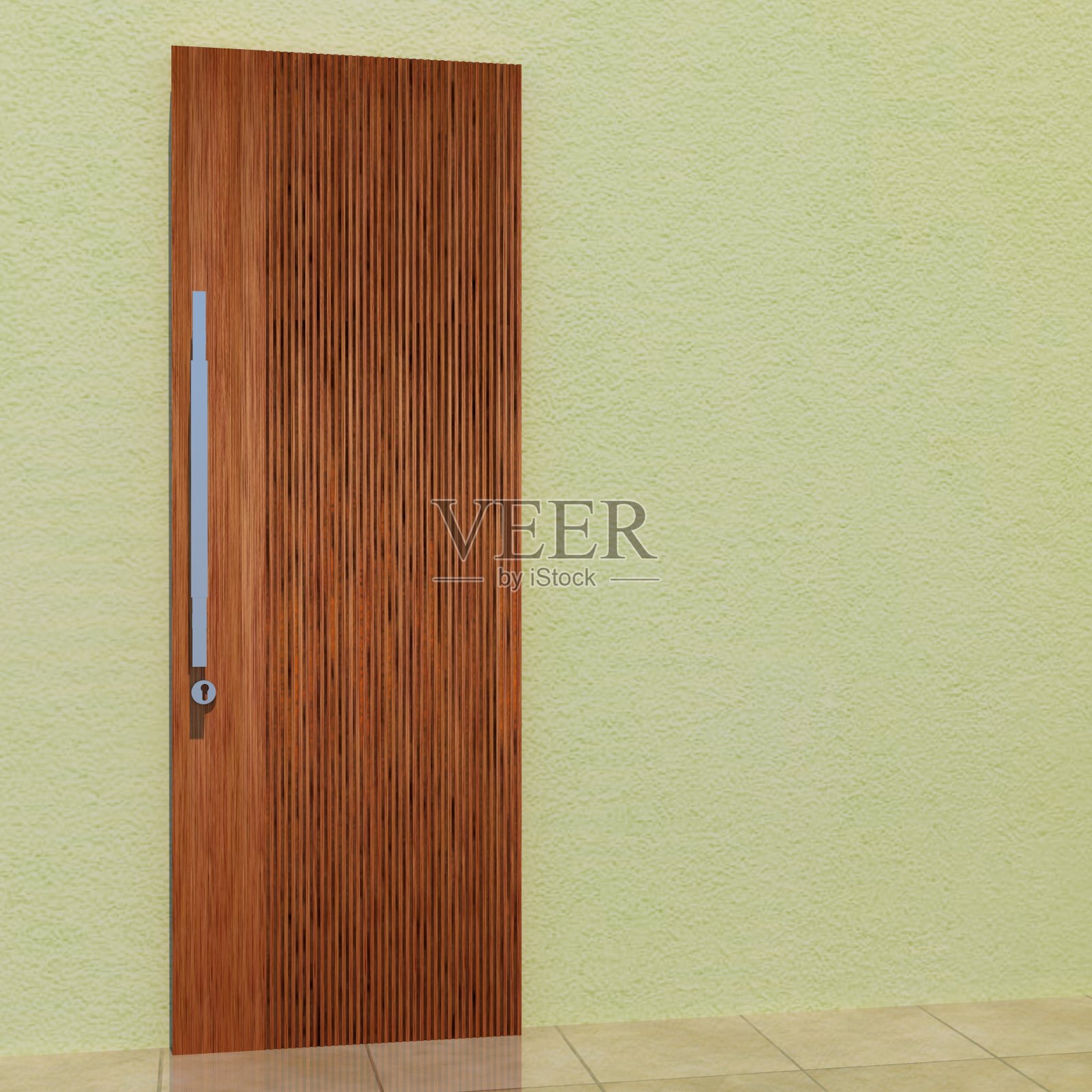 木门模型全固体从选定的木材，萨玛林达烤箱坎珀木材，柚木，莫兰蒂烤箱，默鲍乌烤箱，Bengkirai，乌林，在3D插图与照片质量4K和8K或全高清照片摄影图片