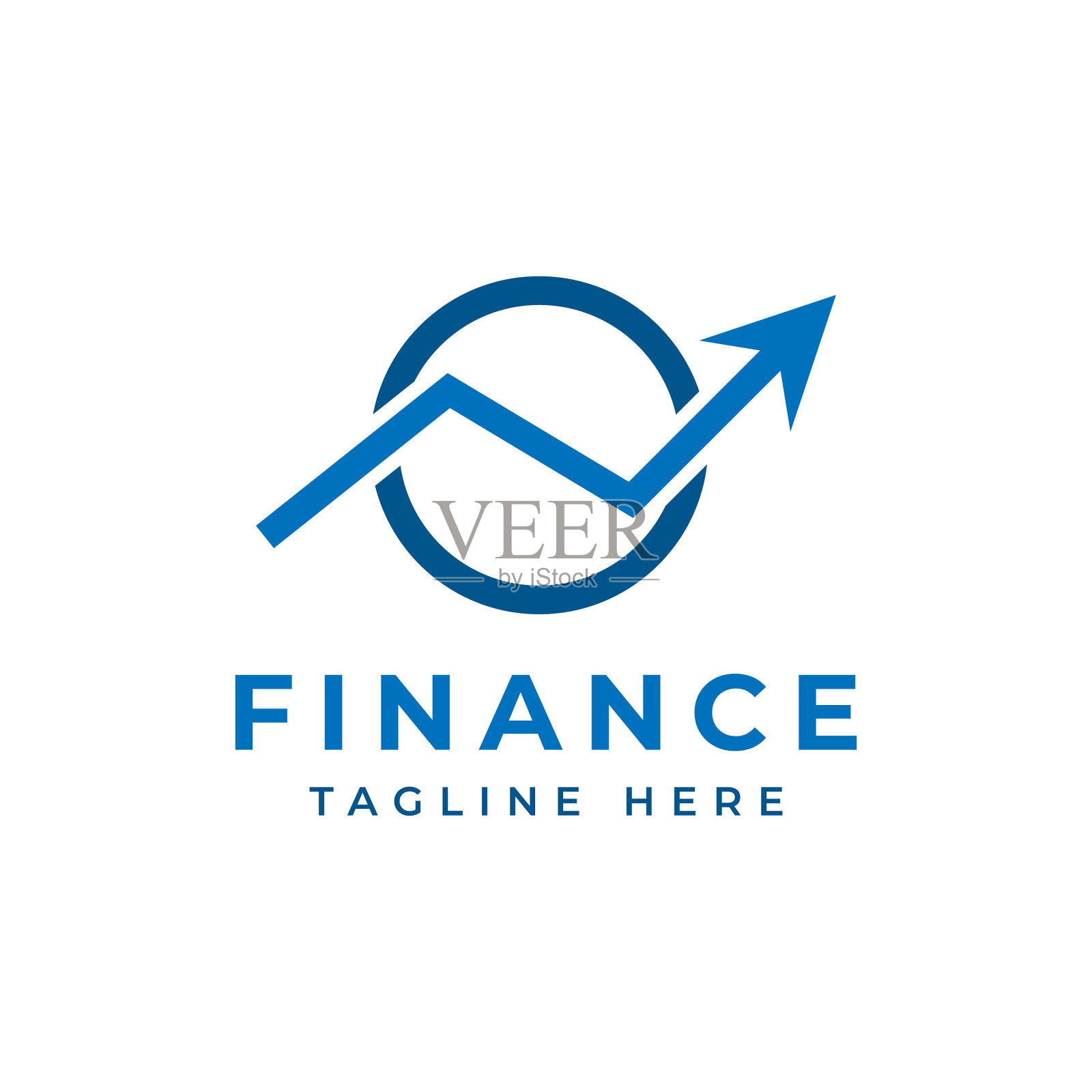 信财经标志设计插画图片素材