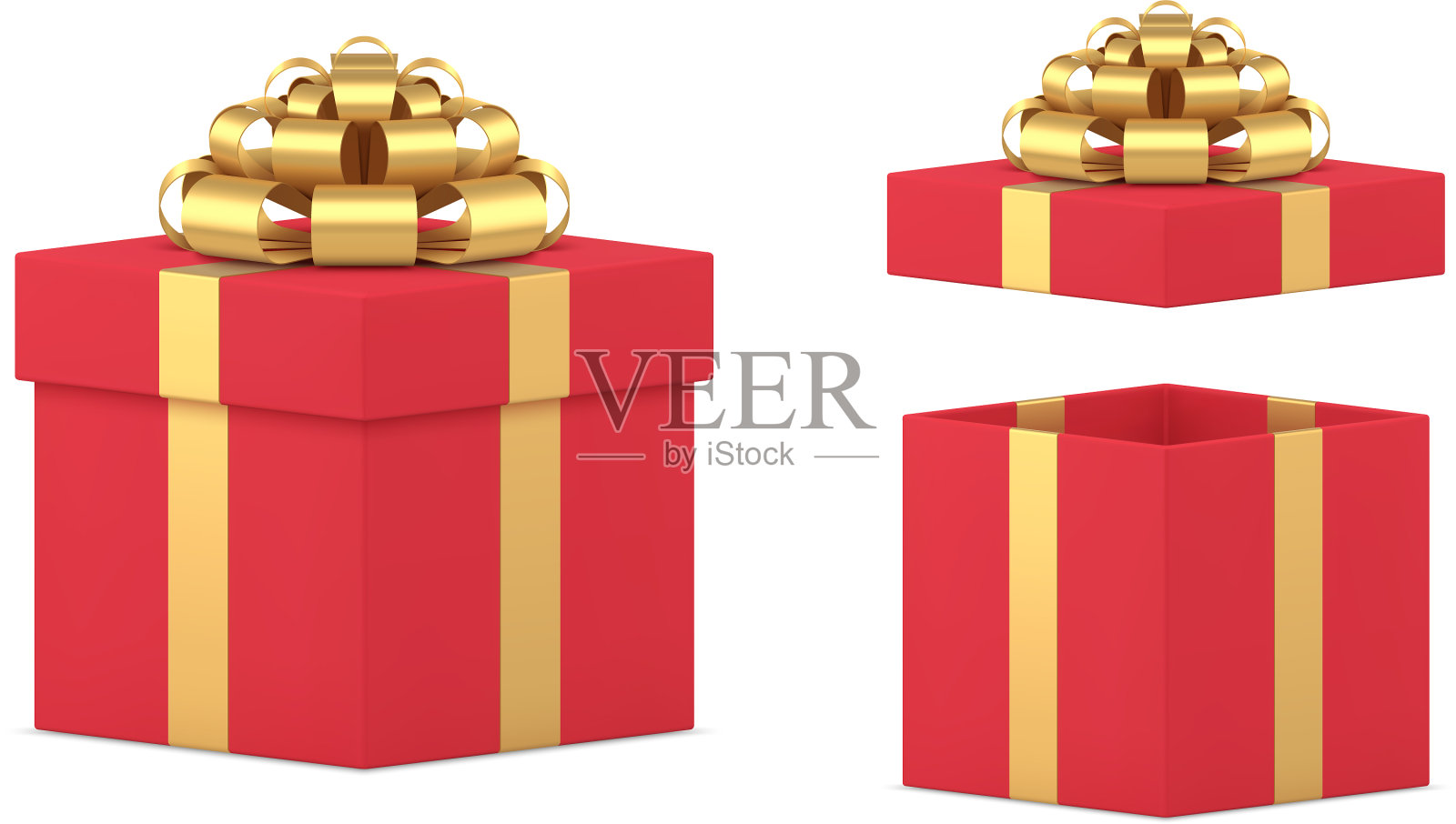 美丽立体的开合插画图片素材