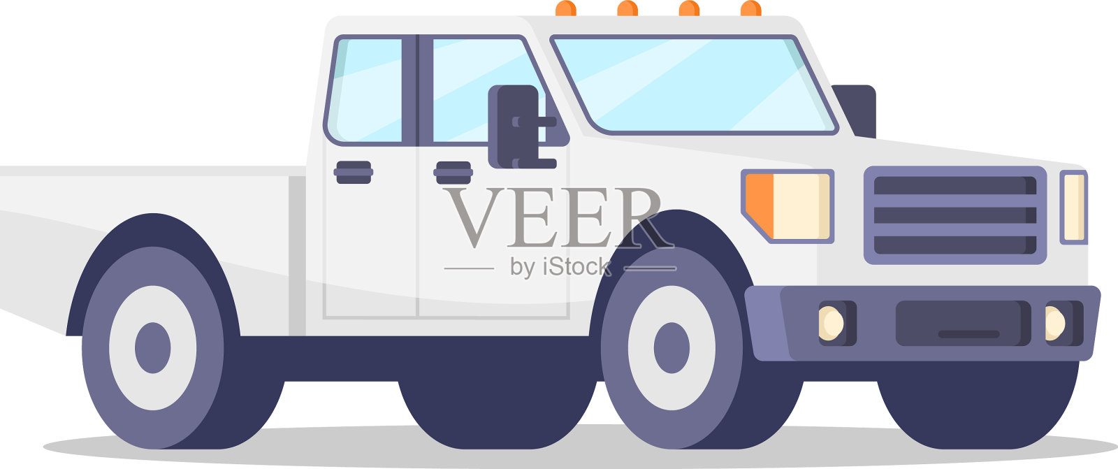 越野皮卡等距设计元素图片