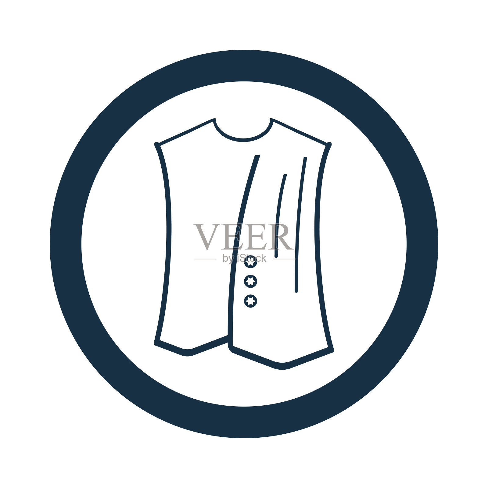 男女服装图标插画图片素材