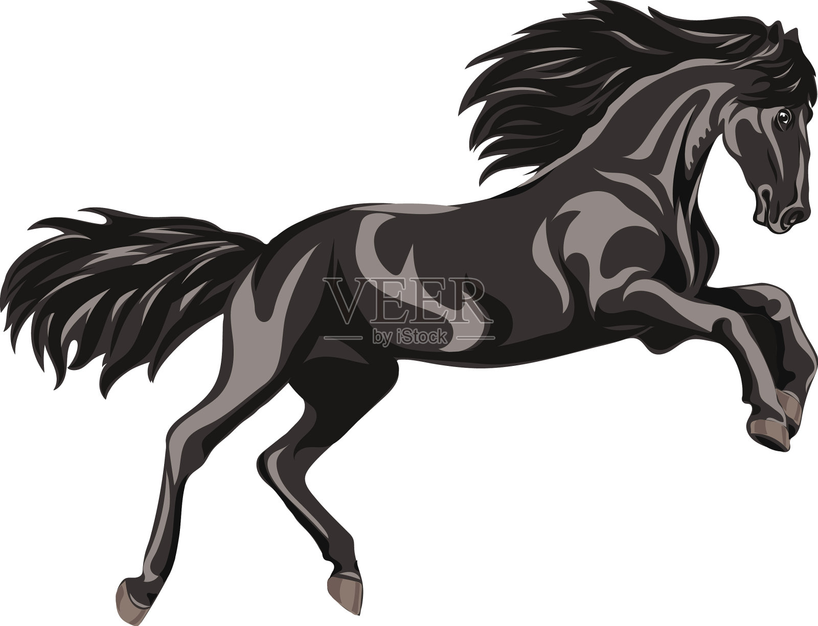 黑马设计元素图片